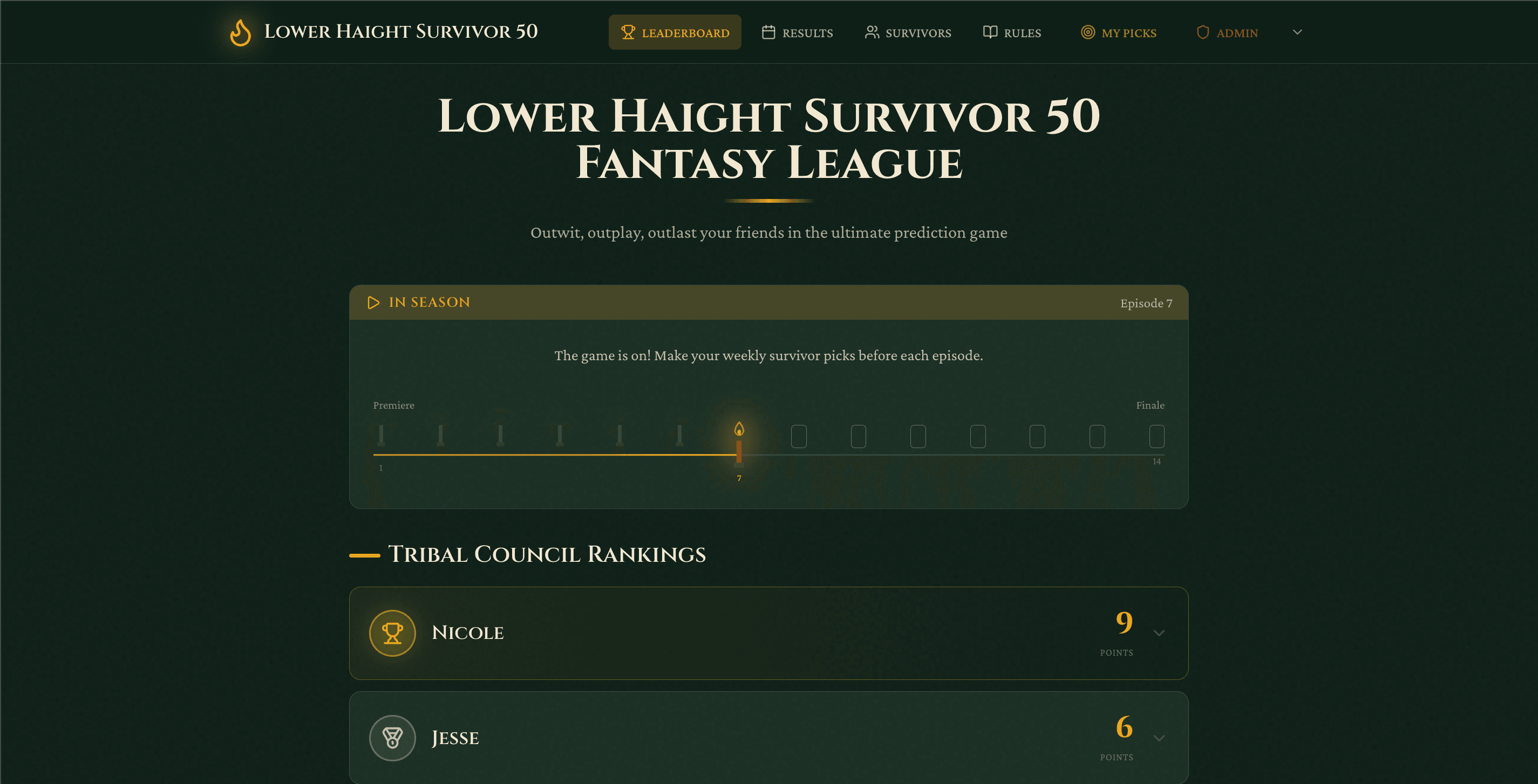 Survivor Fantasy League